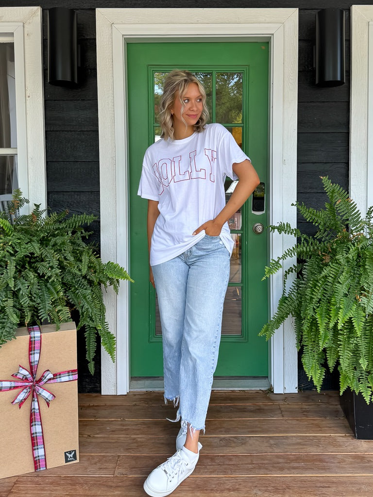 Jolly Oversized Tee - White