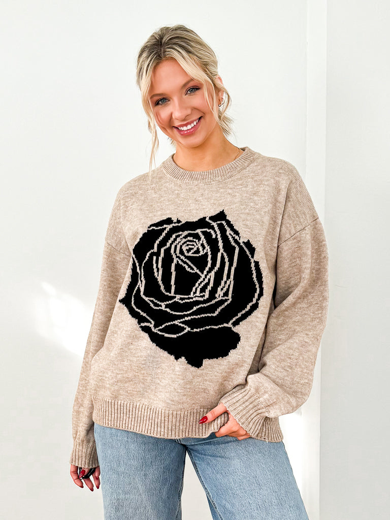 Rose Sweater - Sand