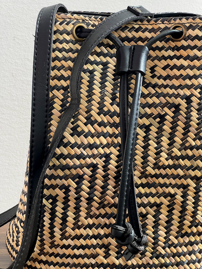 Clo Velly Backpack- Black/Cream