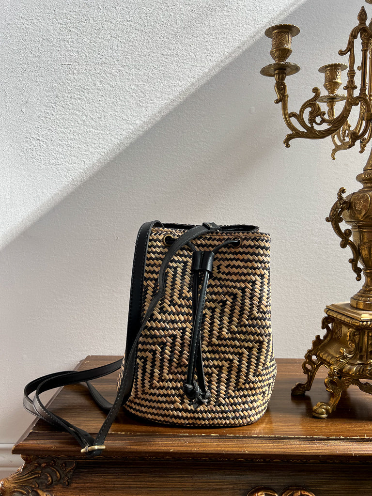 Clo Velly Backpack- Black/Cream