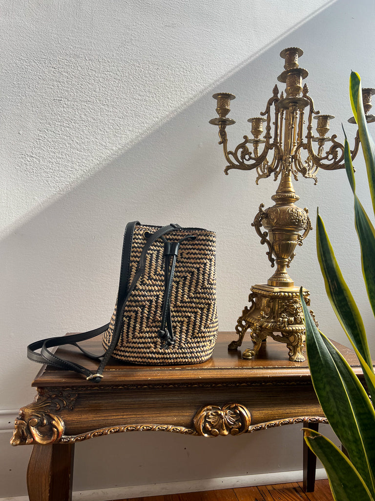 Clo Velly Backpack- Black/Cream