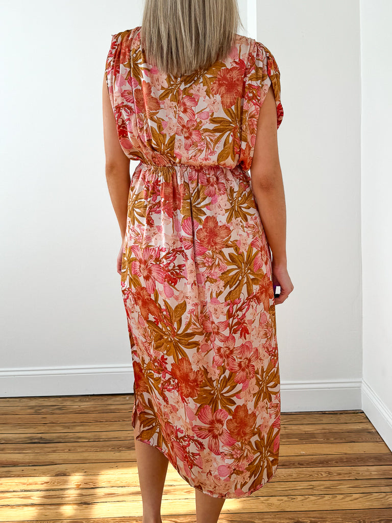 Kailani Dress- Blooming Dahlia