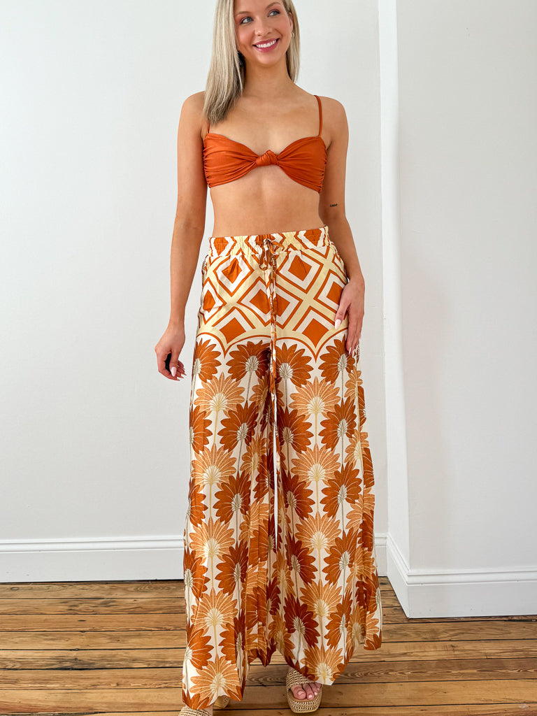 Blair Sleeveless Tie Back Top-Mimosa