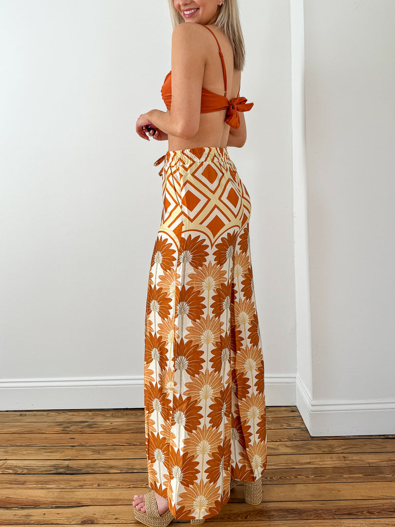 Hawaiian Sunset Wide Leg Pant
