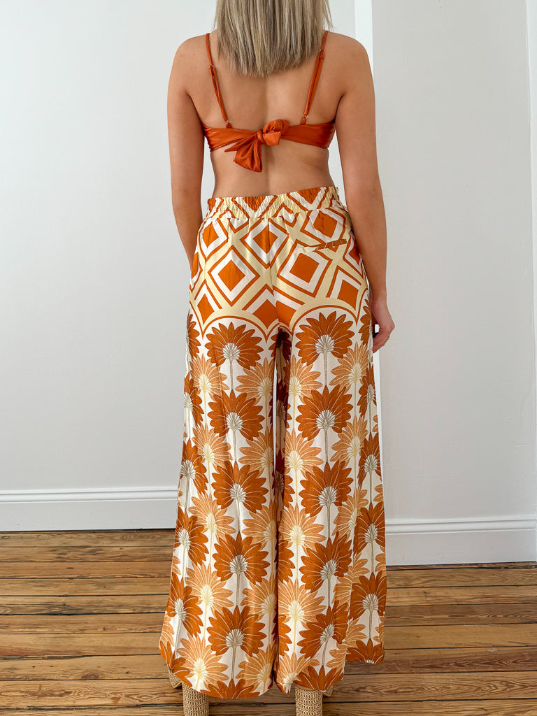 Hawaiian Sunset Wide Leg Pant
