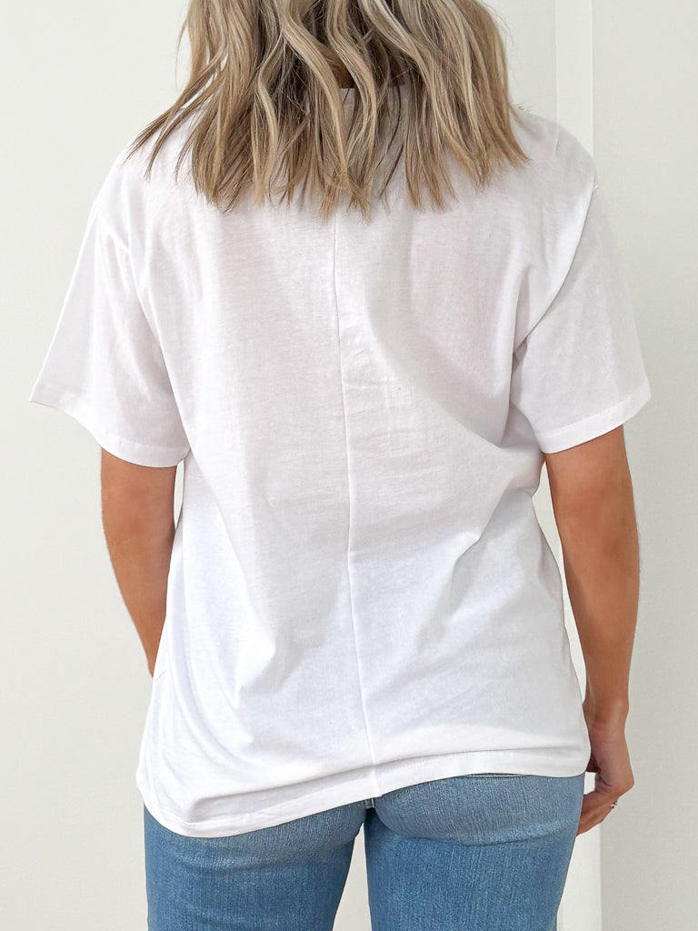 God Bless America Tee- White