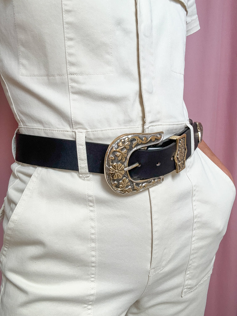 Harley Big Buckle Belt-Black