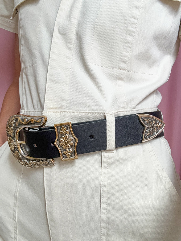 Harley Big Buckle Belt-Black