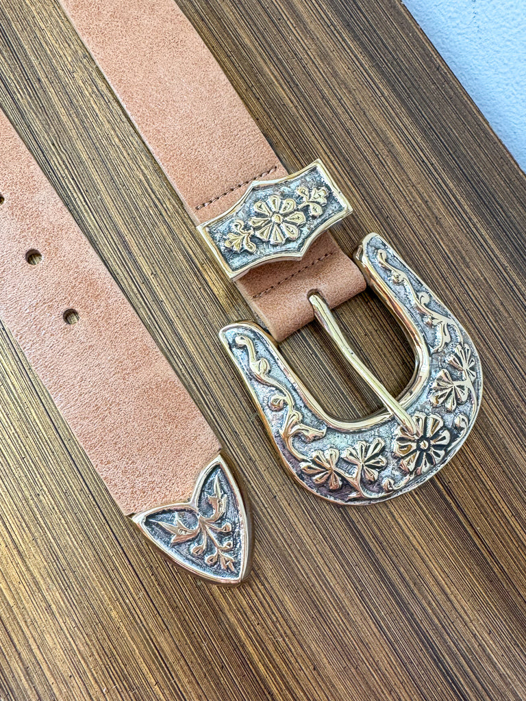 Harley Big Buckle Belt-Tan