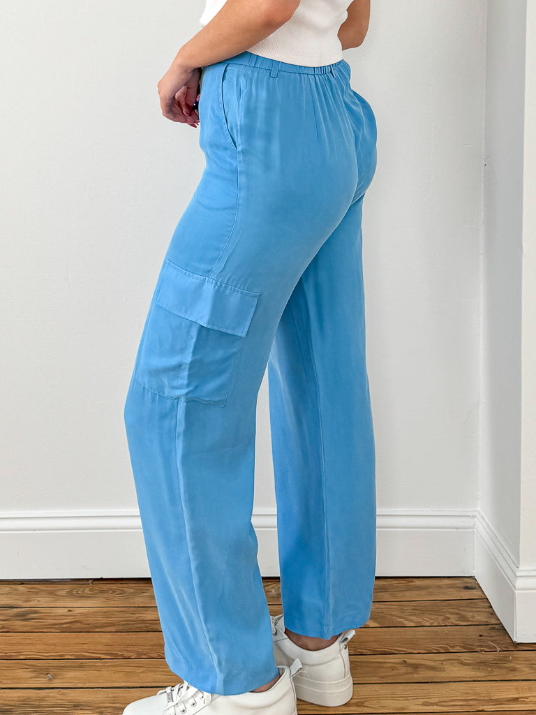 Mella Cargo Pant-Blue