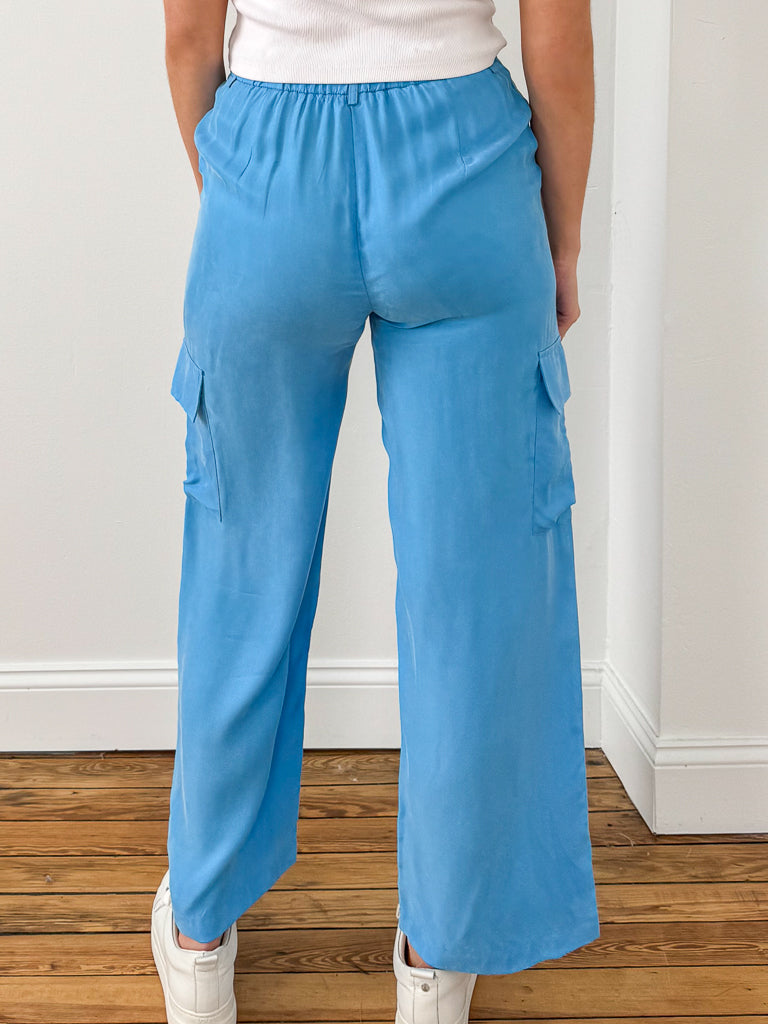 Mella Cargo Pant-Blue