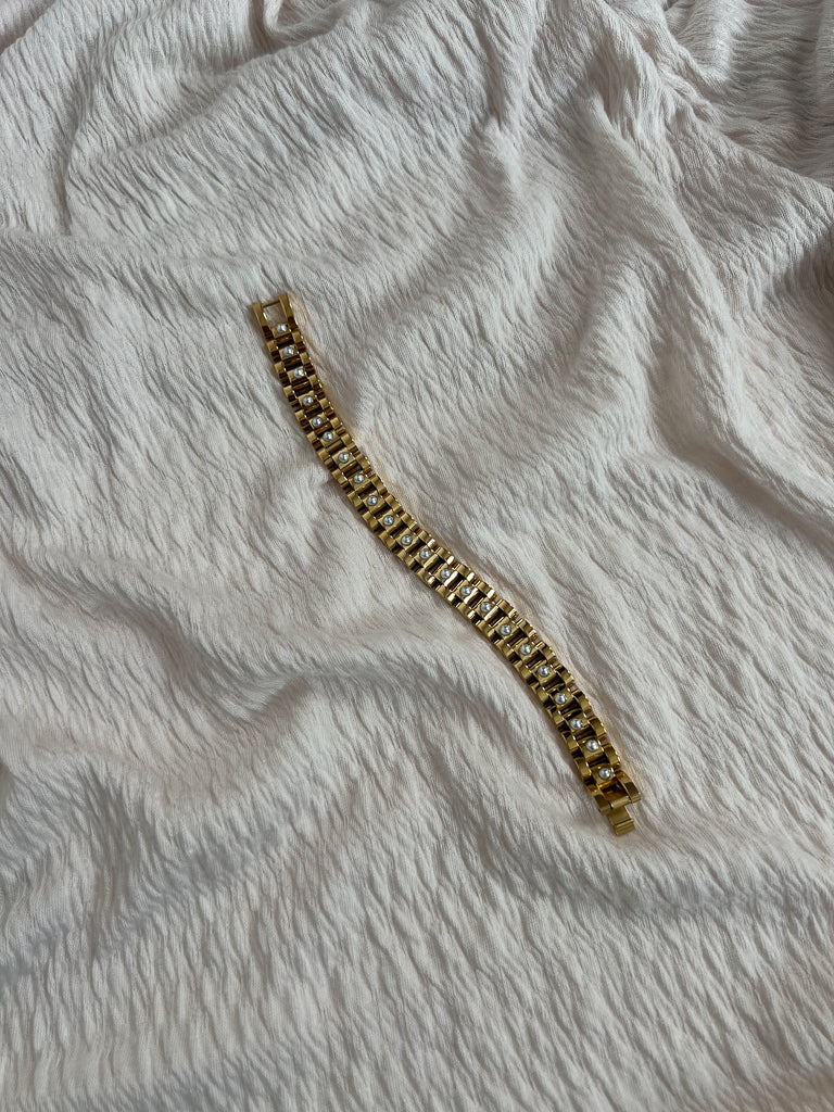 Perla Rolly Bracelet-Gold