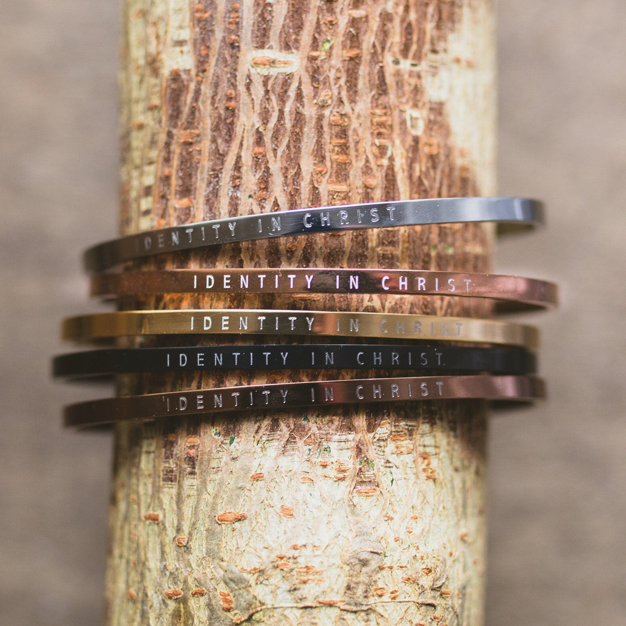Thin Cuff Bracelet - Identity in Christ