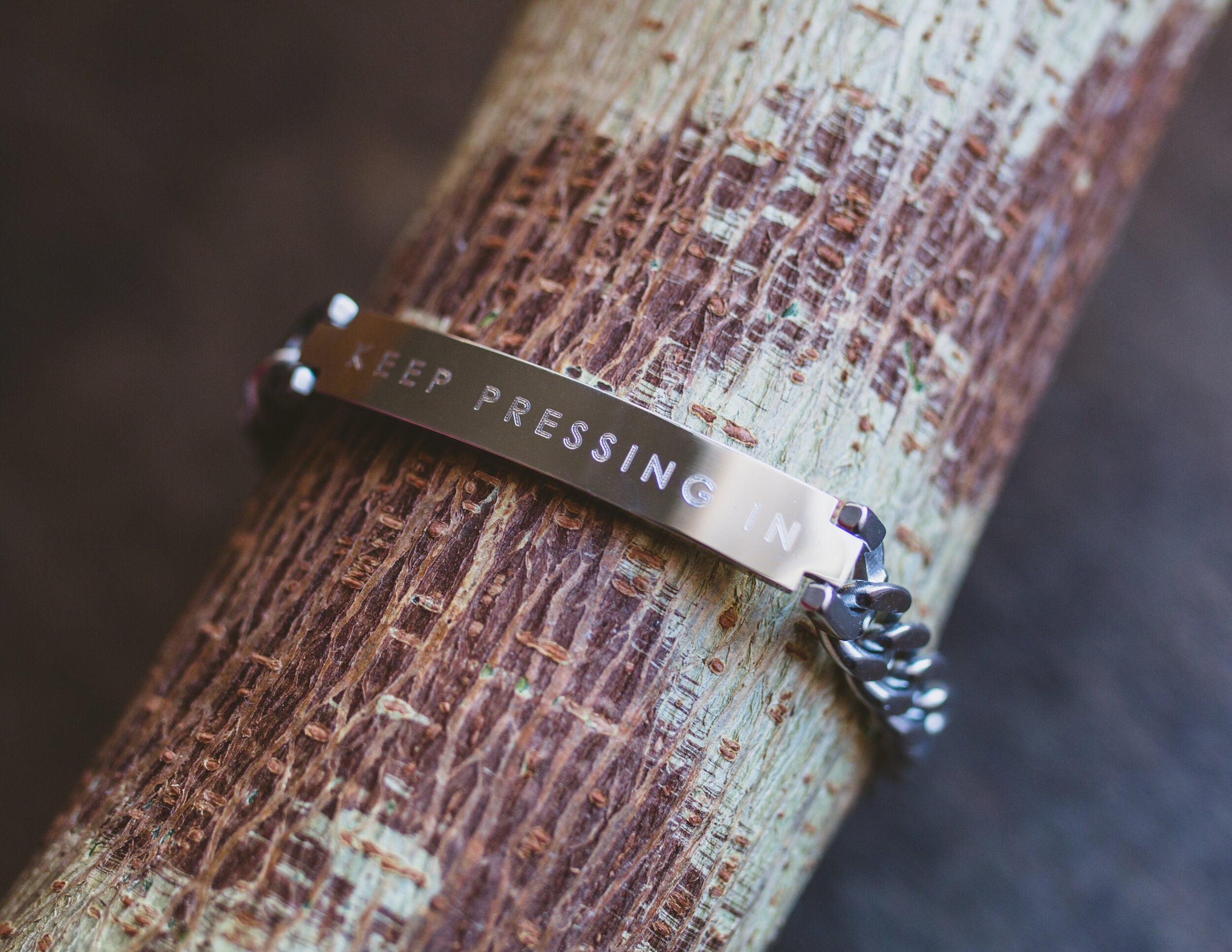 ID Bracelet - Keep Pressing In
