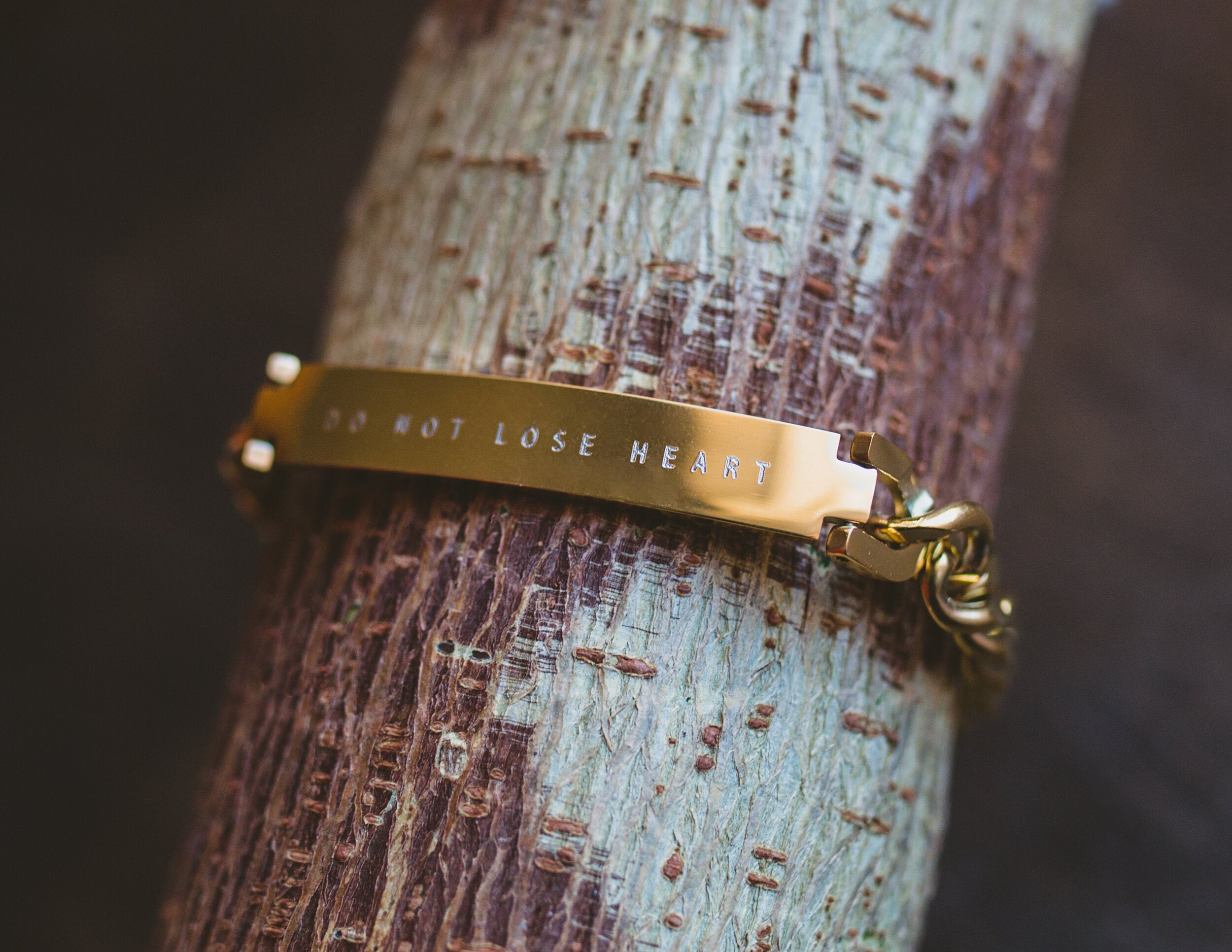 ID Bracelet - Do Not Lose Heart