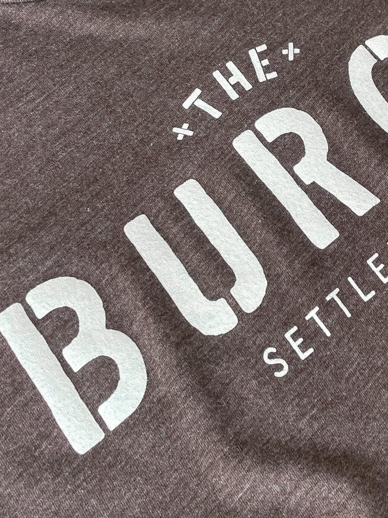 The Burgh Short Sleeve Tee - Earthy Brown/Vintage White - Flutter