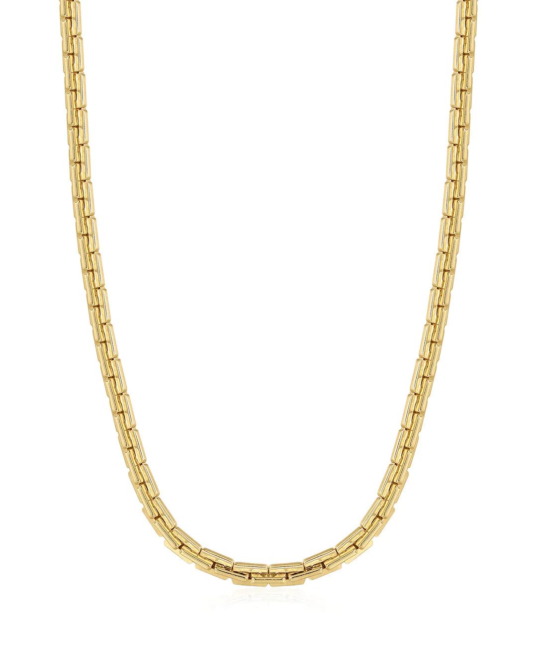 The Chloe Chain Necklace- Gold - Flutter