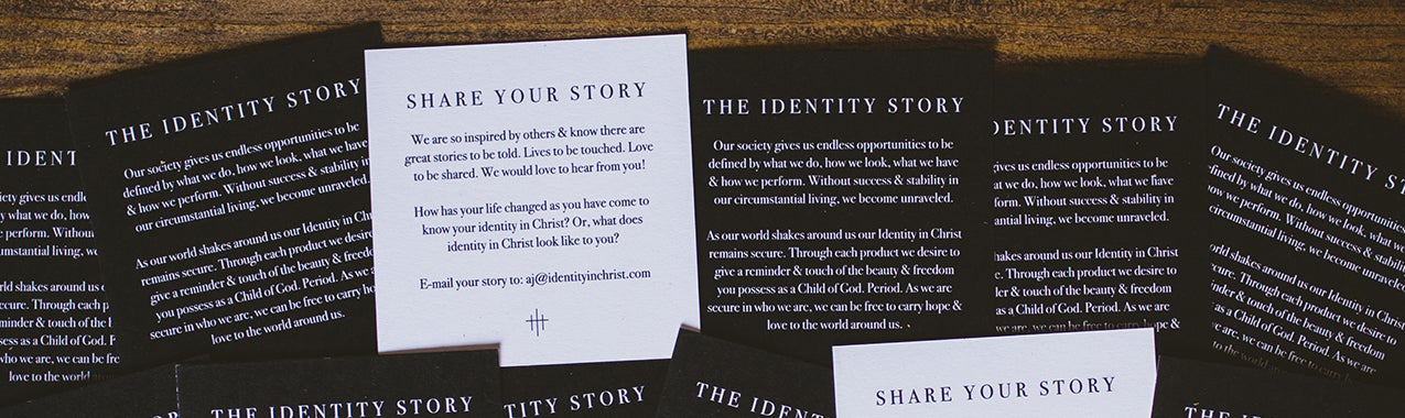 Identity in Christ Horizontal Bar Necklace