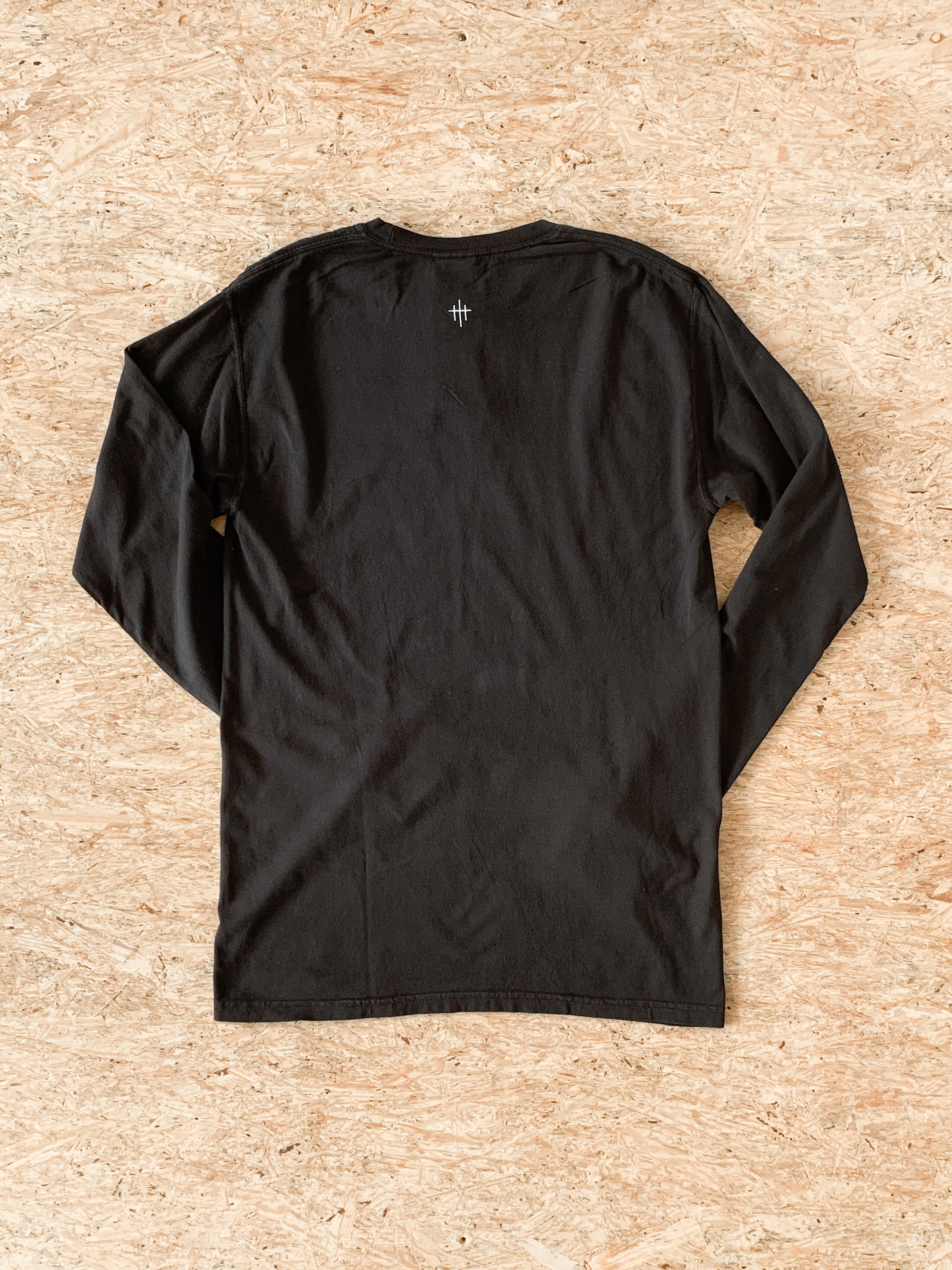 T-Shirt - LS - Small Words - Identity in Christ - Black