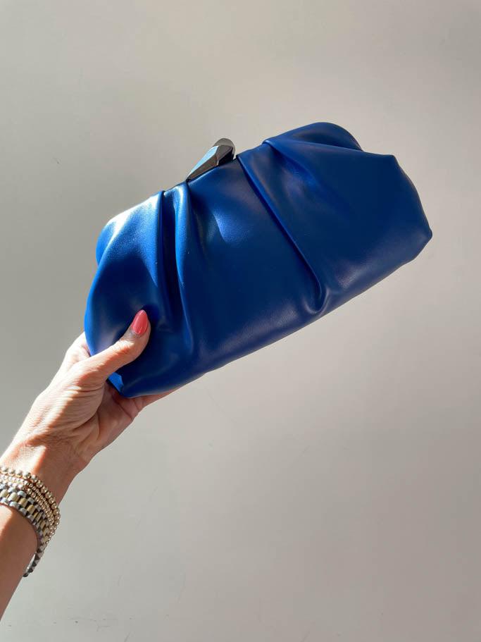 Framed Clutch - Blue - Flutter