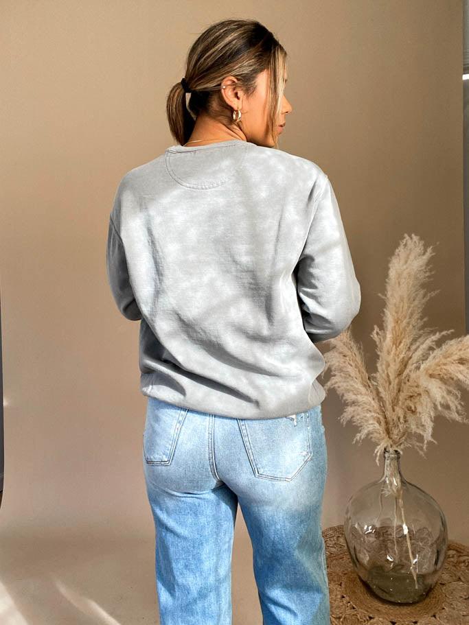 The Burgh Sweatshirt - Grey/Red - Flutter