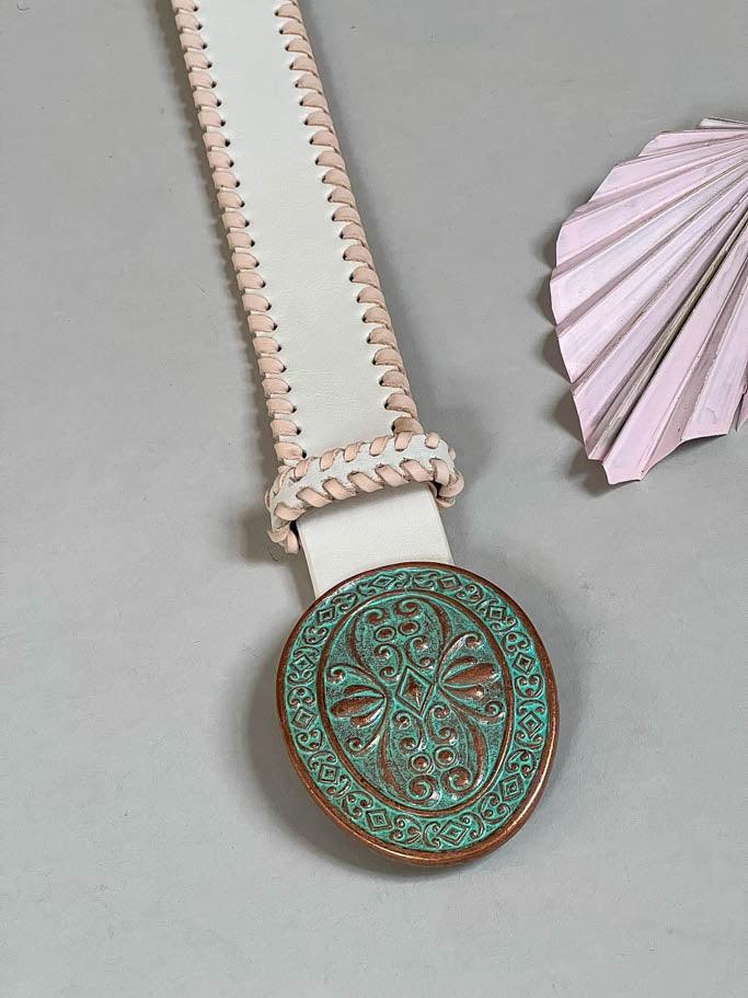 Electric Daisy Belt - White - Flutter