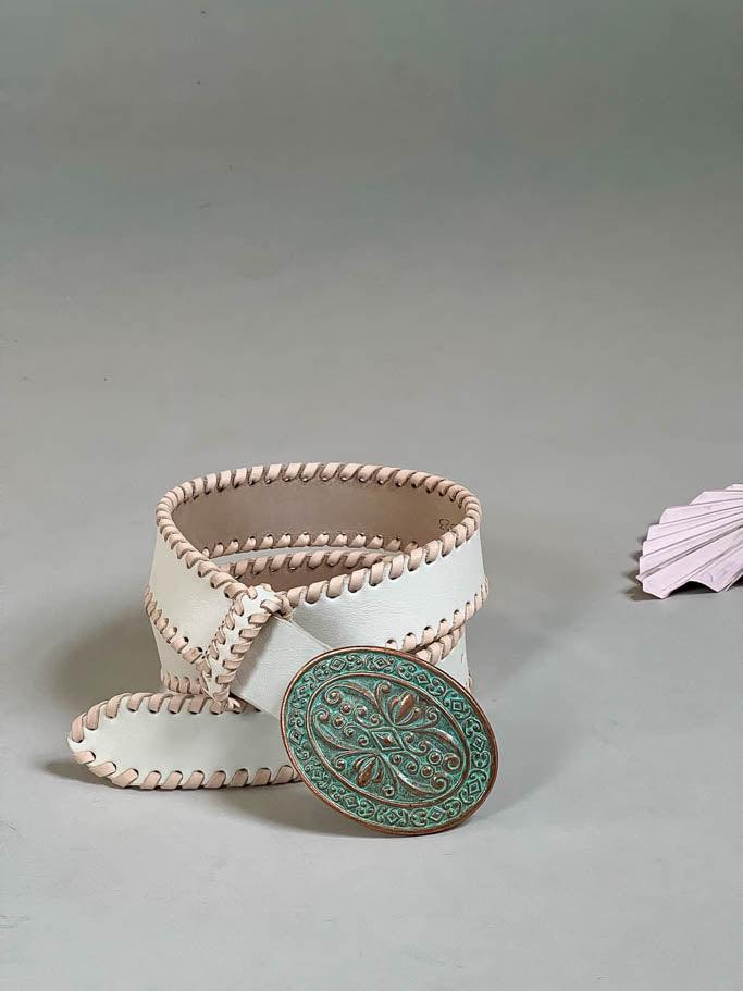 Electric Daisy Belt - White - Flutter