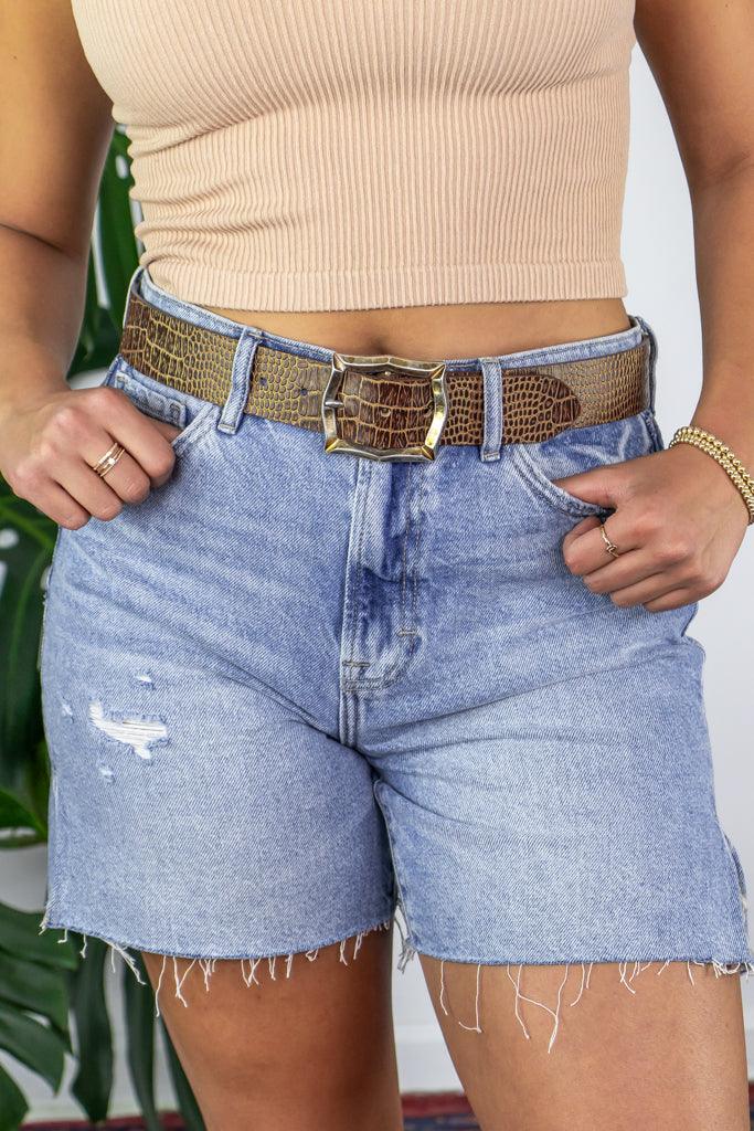 Allie Belt - Brown - Flutter