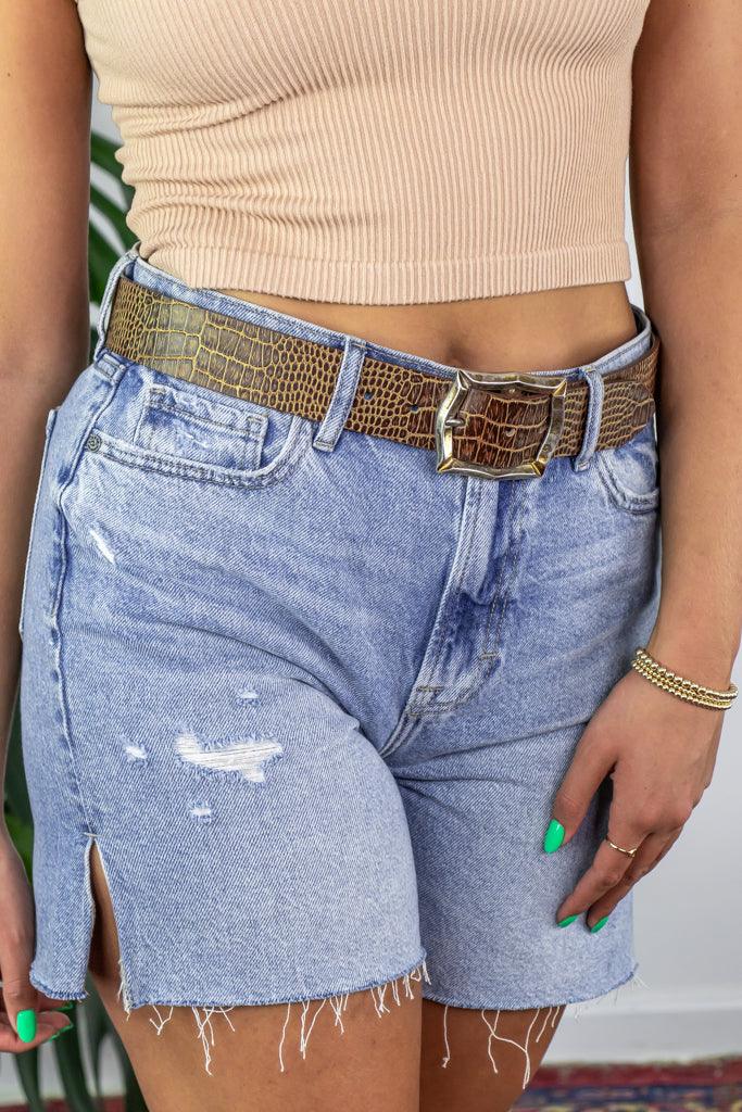 Allie Belt - Brown - Flutter