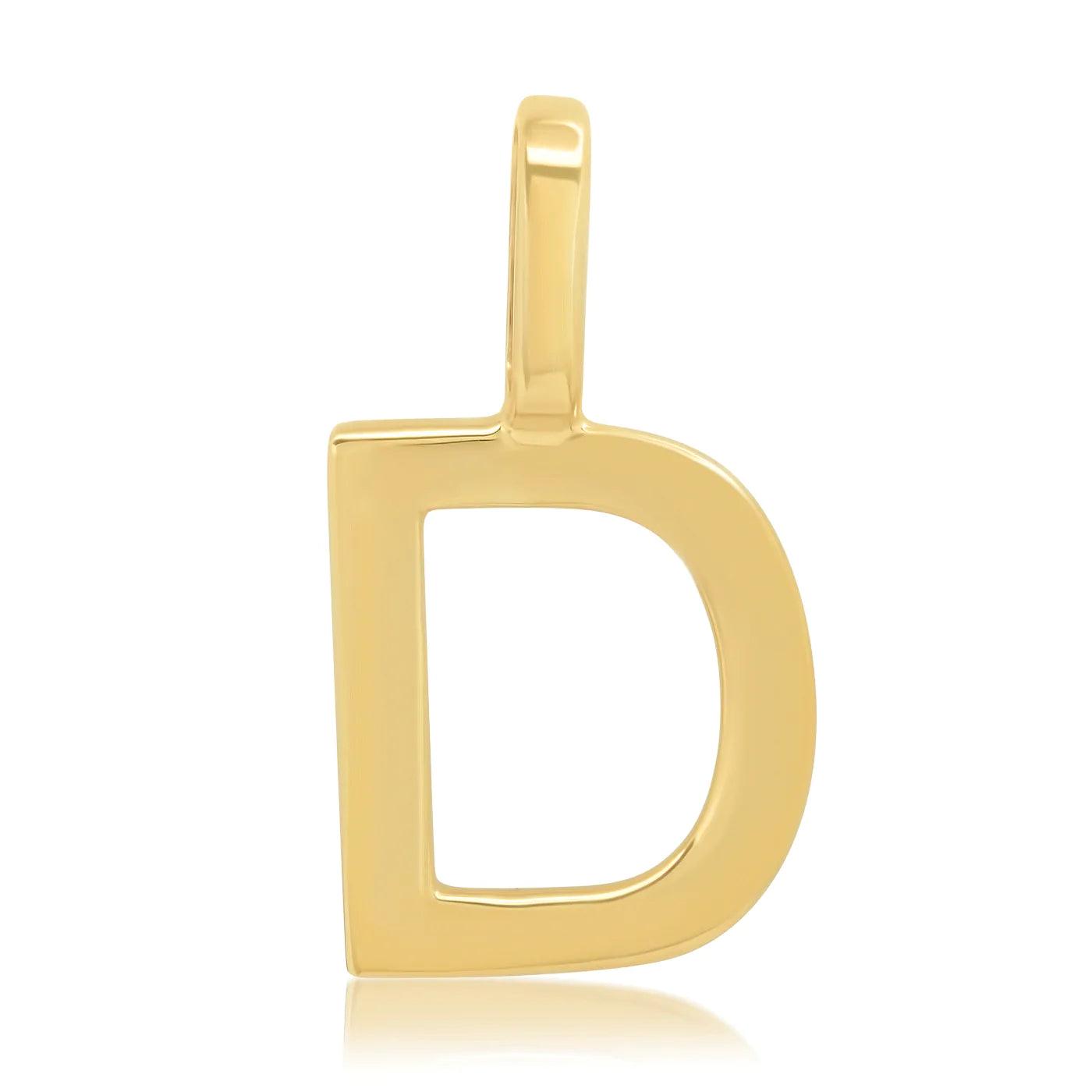 14K Initial Charm - Gold - Flutter