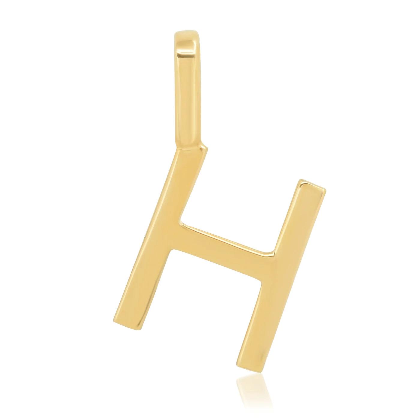 14K Initial Charm - Gold - Flutter