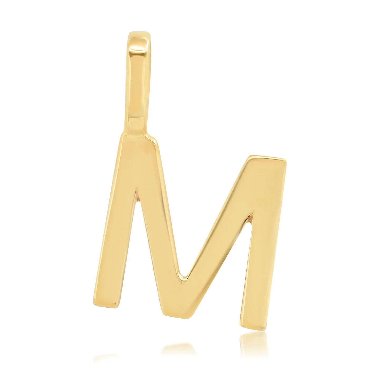 14K Initial Charm - Gold - Flutter
