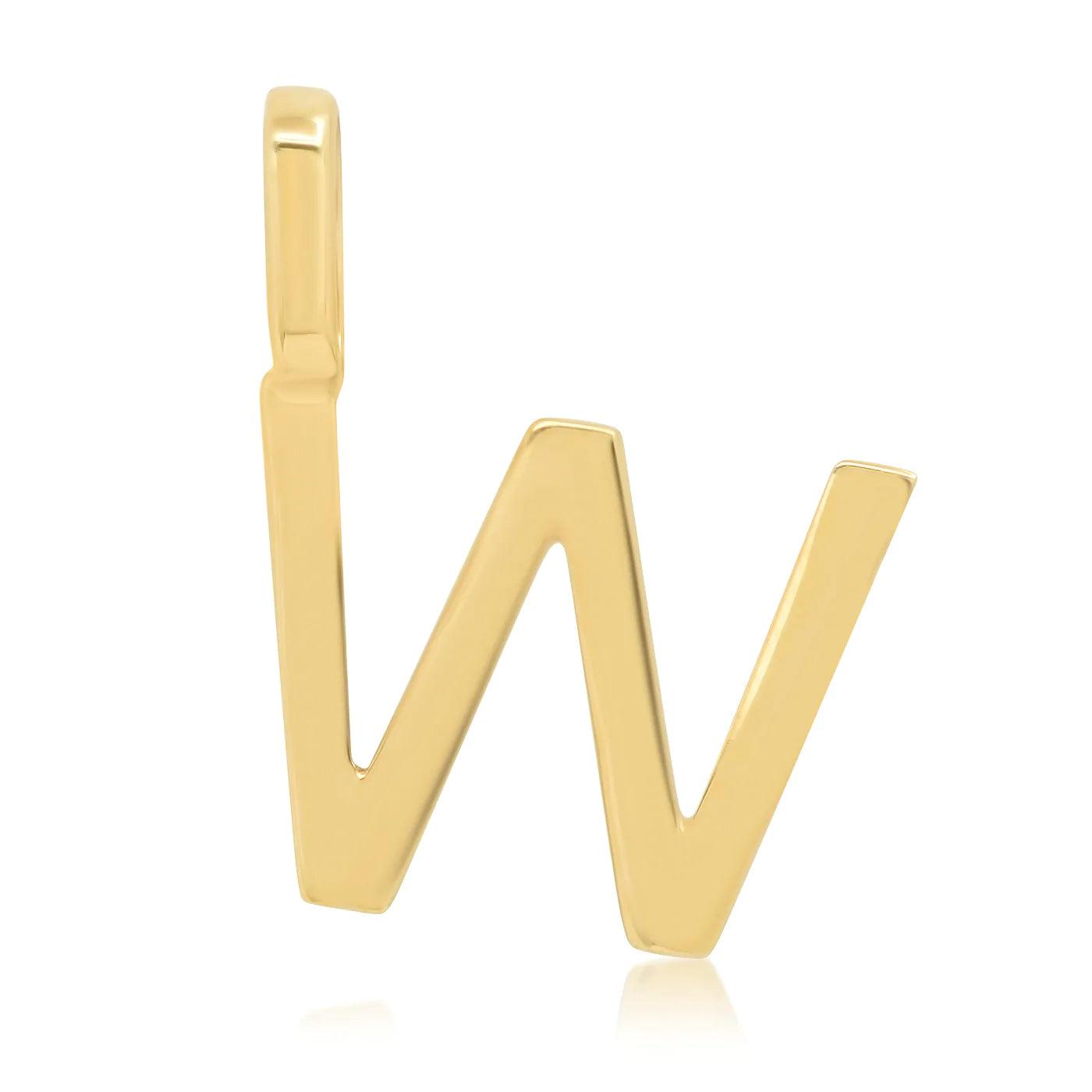 14K Initial Charm - Gold - Flutter