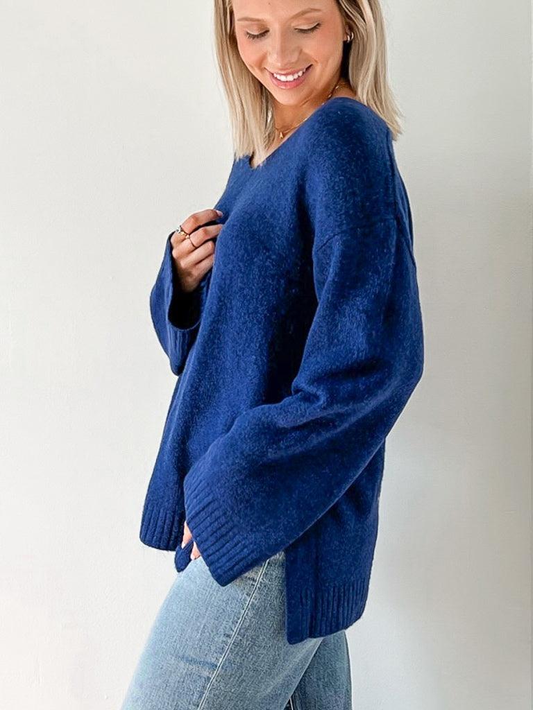 Modern Sweater - Space Blue - Flutter
