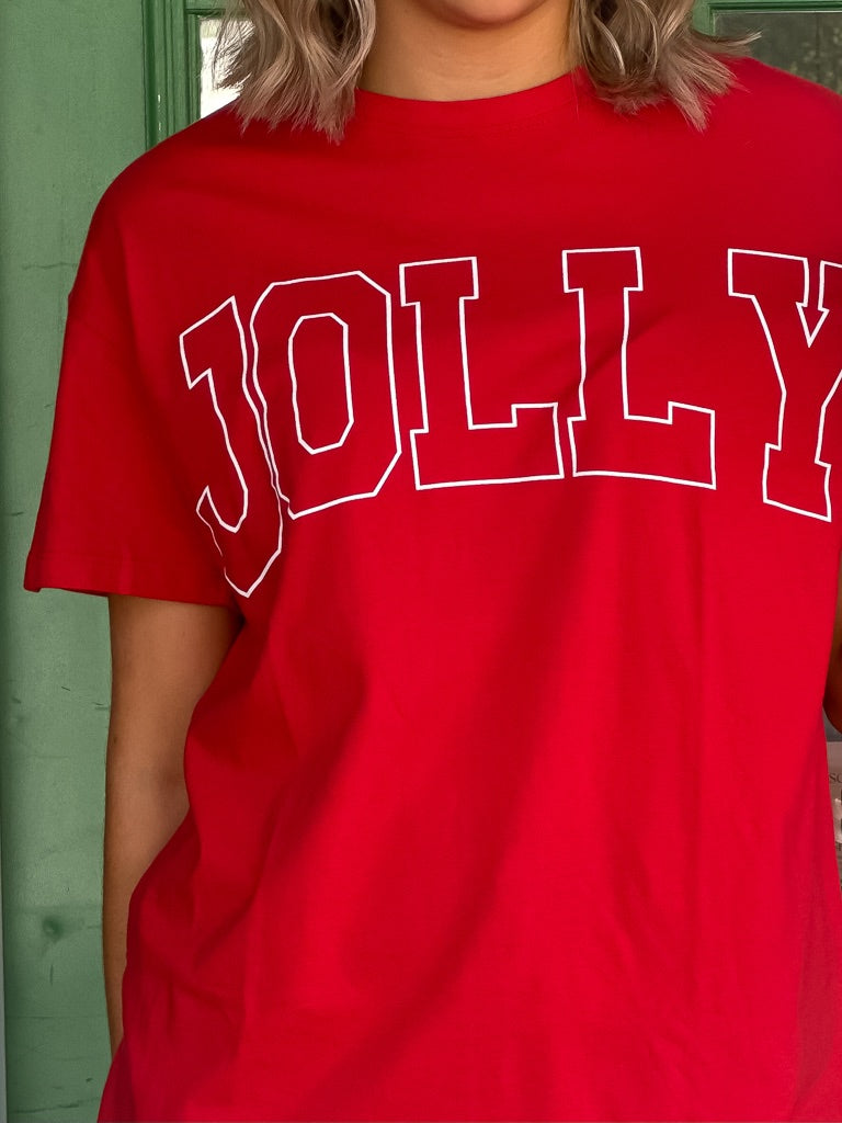 Jolly Oversized Tee - Red