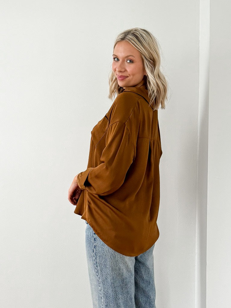 Willow Top - Brown