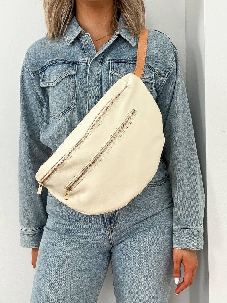 Sling Handbag - White