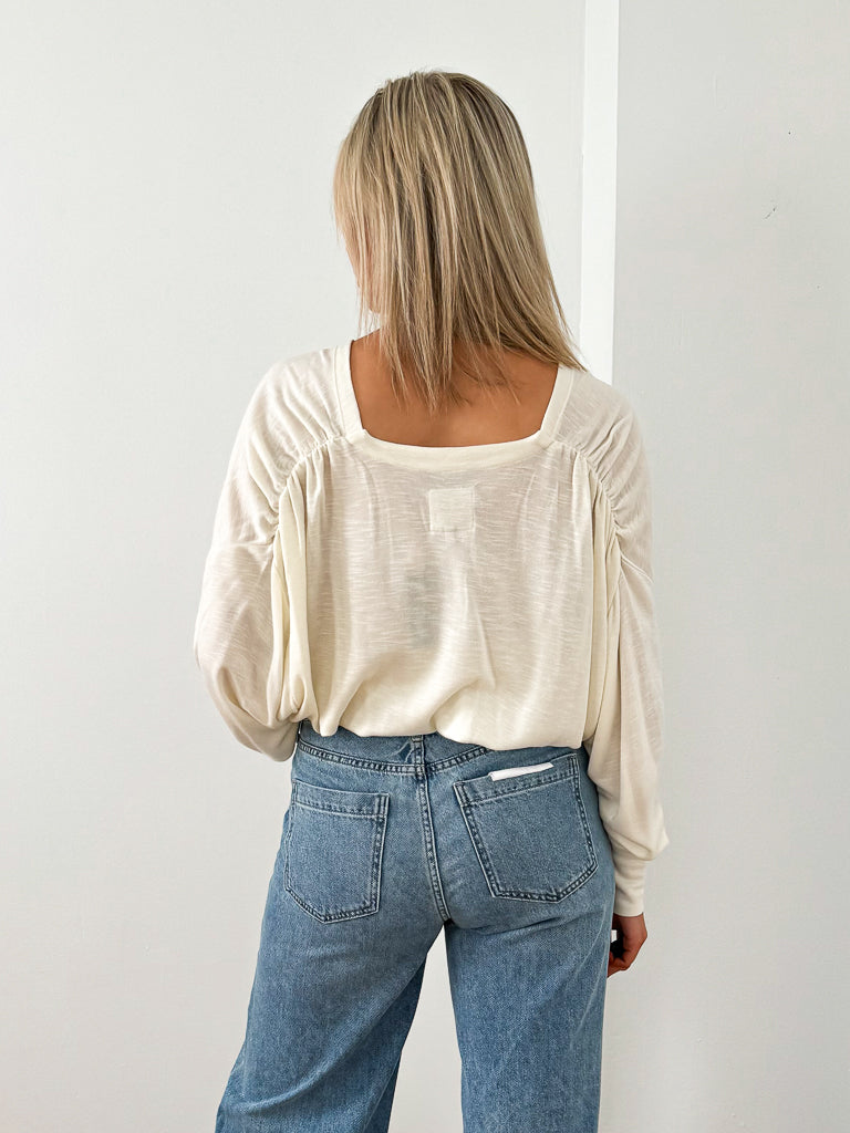 City Blouse- Starry White
