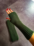 Felix Fingerless Glove- Pine