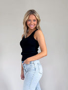 Debbie Tank - True Black - Flutter