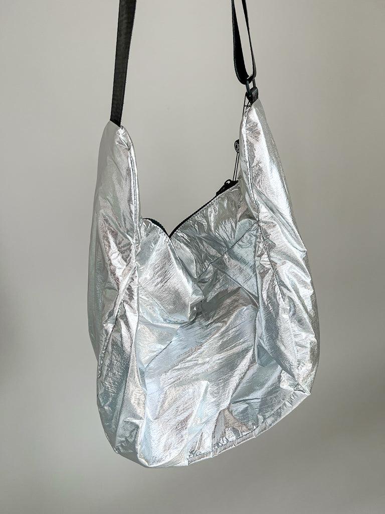 BC Suzie Metallic Bag- Silver - Flutter