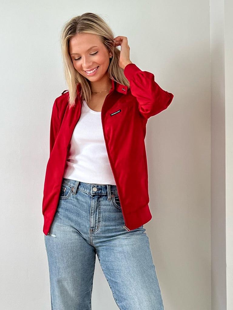 Classic Iconic Racer Jacket - Red - Flutter