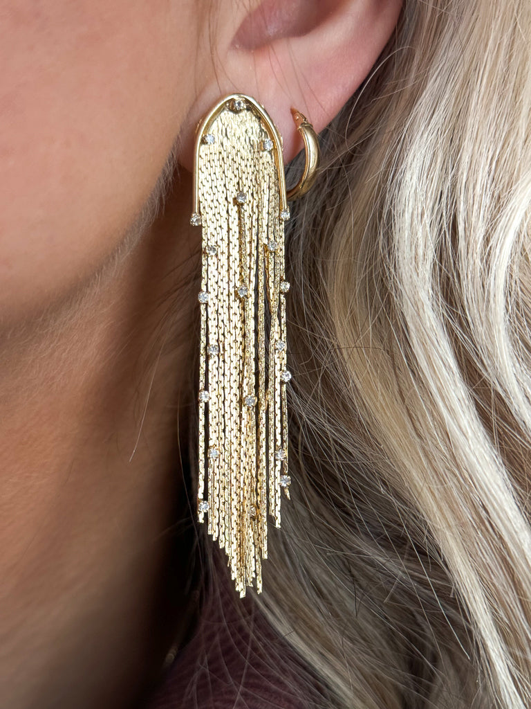 Gatsby Earrings- Gold