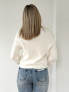 Cosette Bell Sleeve Sweater -White