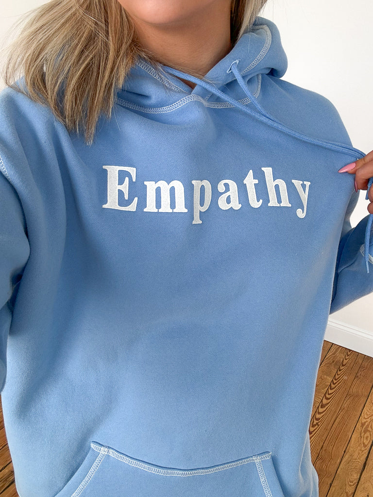 Empathy All Around Hoodie- Blue
