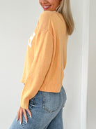 Beach Sweater- Orange Cream