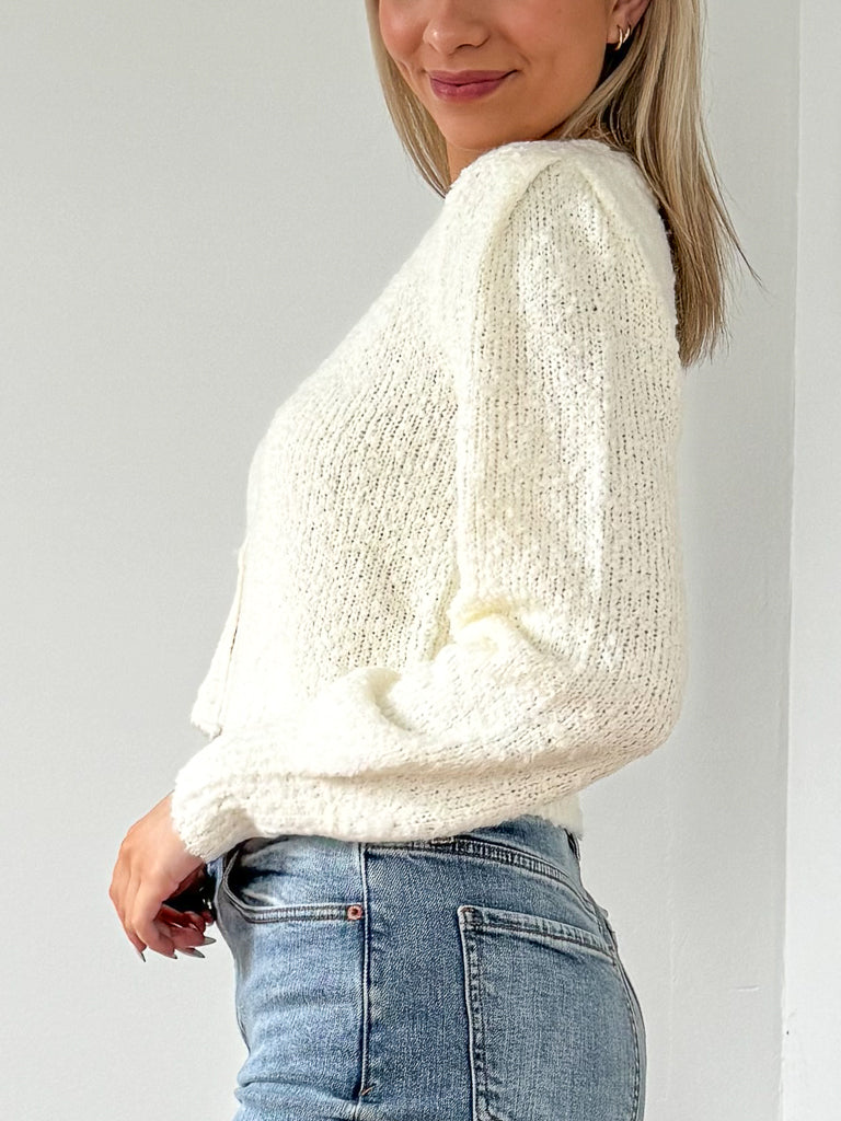 Trula Sweater-Vanilla