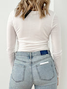 Lexi Long Sleeve Bodysuit-White