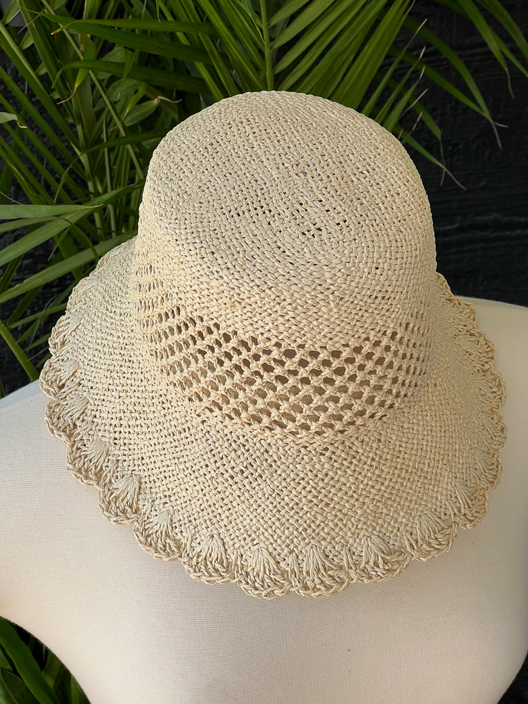 Genova Bucket Hat-Natural
