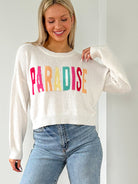 Paradise Sweater-White